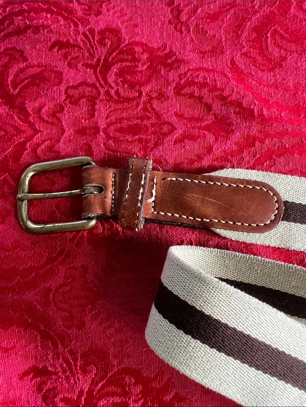 Lacoste vintage belt